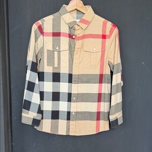 Burberry Boy's Check Cotton Shirt